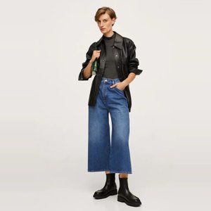 MNG DENIM wide leg crop jeans 10